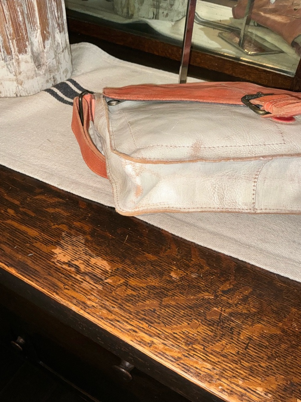 NWOT Bed Stu Leather Venice Beach Crossbody Bag Blush Pink Nectar Lux MSRP $240 - Picture 8 of 12